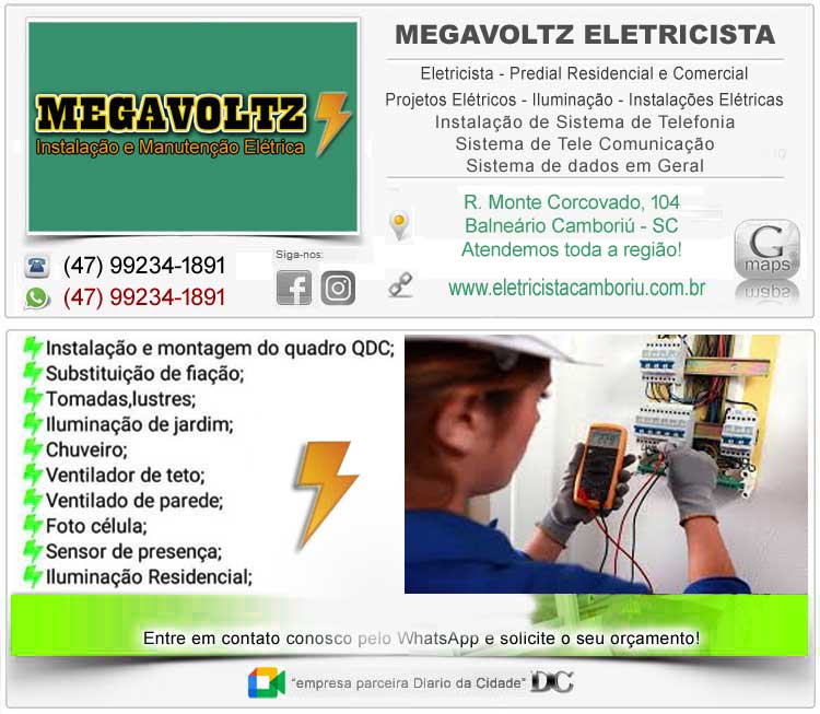 Eletricista em Balneário Camboriú – SC
